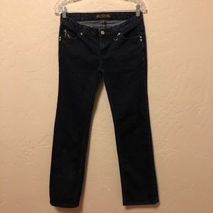 Virgin only studded zip embellished  jeans size 9